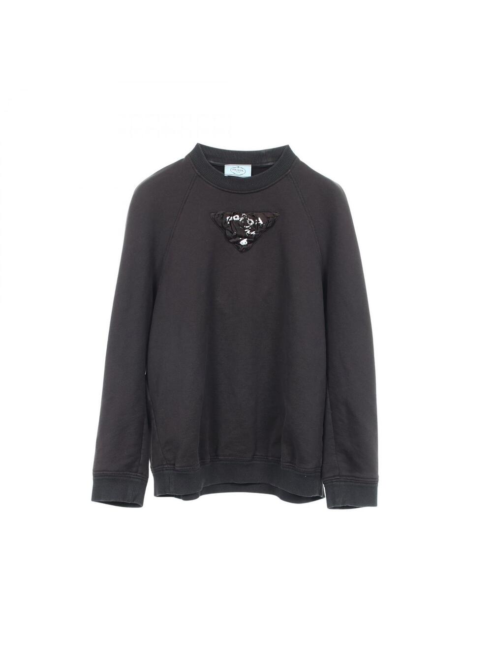 Prada Rose Triangle Logo Sweatshirt #346481P61B